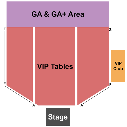 Brockton Fields at Stanley Park Seating Chart: Endstage VIP Res & GA/GA+
