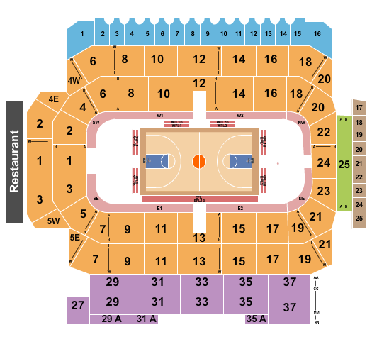 Kitchener Memorial Auditorium Seating Chart: Harlem Globetrotters