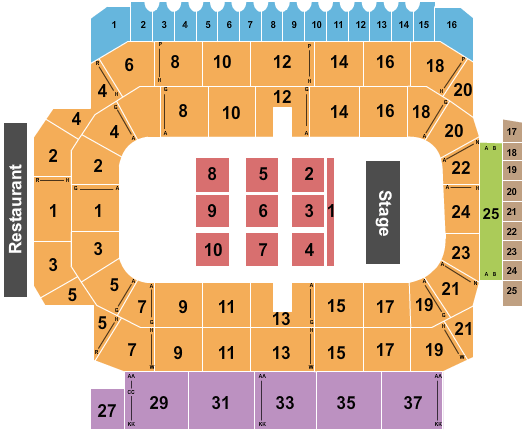 Kitchener Memorial Auditorium Seating Chart