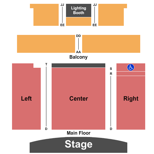 Kiwanis Theatre Seating Chart