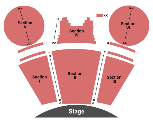 Knight Performance Hall at Totino Fine Arts Center Seating Chart: Endstage
