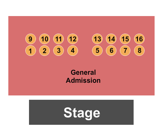 Knitting Factory Concert House - Boise Seating Chart: GA/Floor Tables