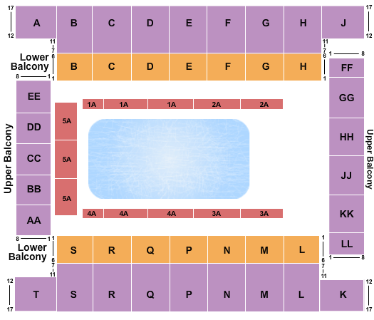 Knoxville Civic Coliseum Seating Chart