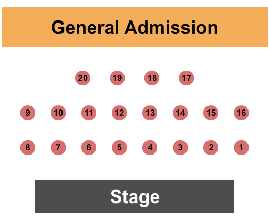 Knoxville Civic Coliseum Seating Chart: GA/Tables