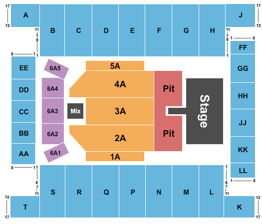 Knoxville Civic Coliseum Seating Chart: Jon Pardi