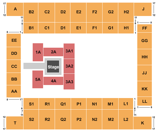 Knoxville Civic Coliseum Seating Chart: Wrestling