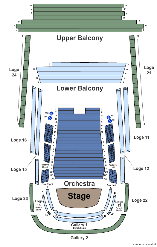Koerner Hall Seating Chart