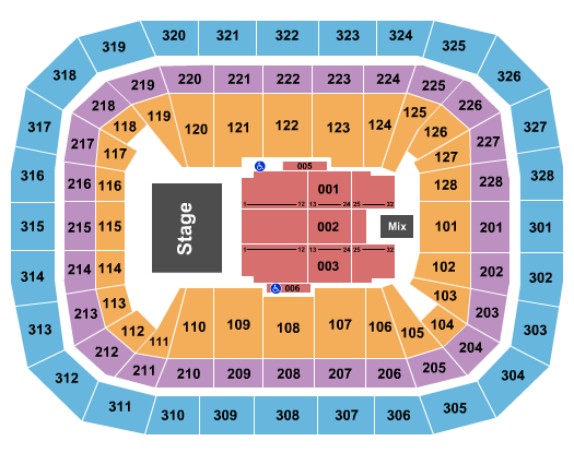 Seating Chart Angel Of The Winds Arena
