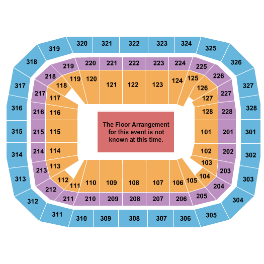 Kohl Center Seating Chart: Generic Floor