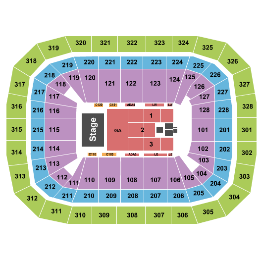 Kohl Center Seating Chart: Mumford and Sons