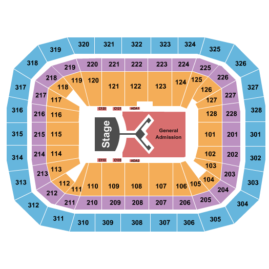 Kohl Center Seating Chart: Shinedown