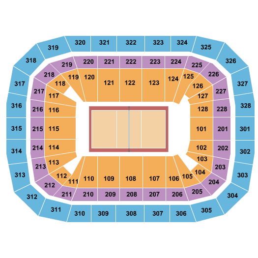 Kohl Center Seating Chart: Volleyball
