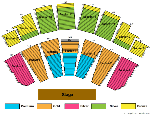 Kresge Auditorium Seating Map