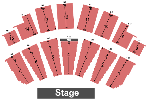 Kresge Auditorium at Interlochen Center for the Arts Seating Chart