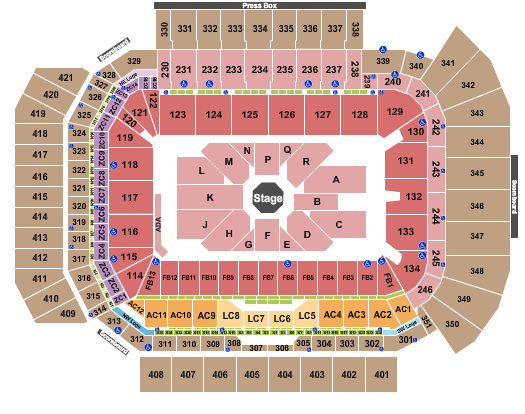 Kyle Field Seating Chart: Center Stage