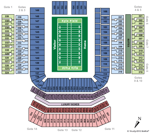 Kyle Field Seating Chart