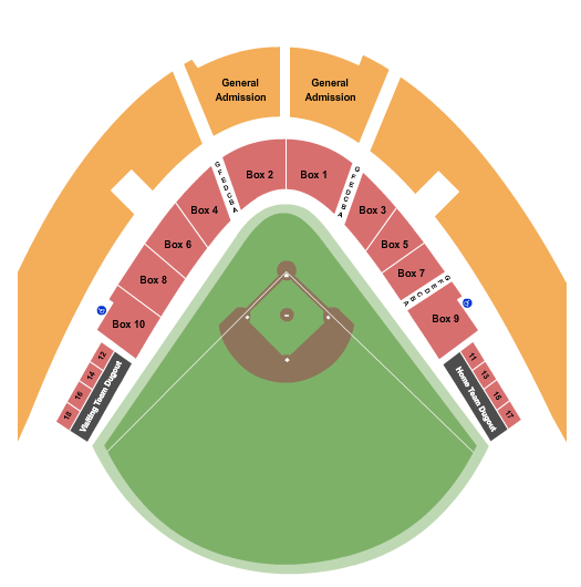 L. Dale Mitchell Park Seating Chart