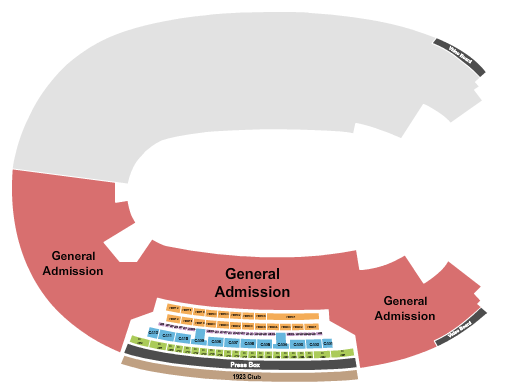 Los Angeles Memorial Coliseum Seating Chart: Fan Fest