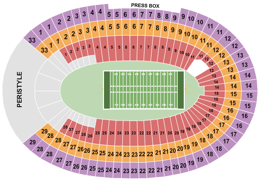 Rams Seating Chart 2017