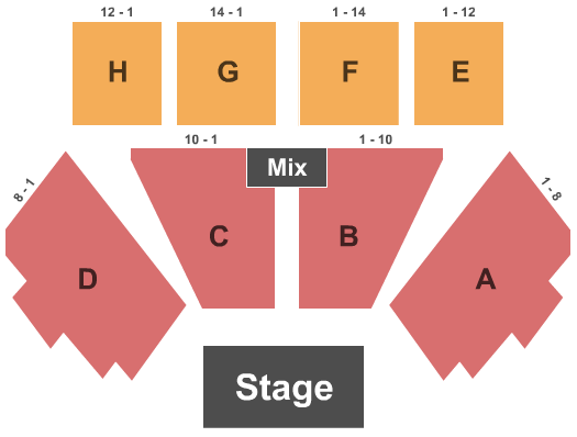 L'auberge Du Lac Casino And Resort Seating Chart: Concert