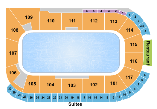 LECOM Events Center Seating Chart: Ice Racing