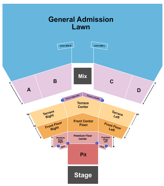 Catholic Health Amphitheater At Bald Hill Seating Chart: Endstage Small Pit 3