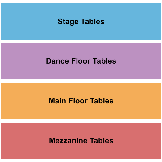 LIV At Fontainebleau Seating Chart: Tables