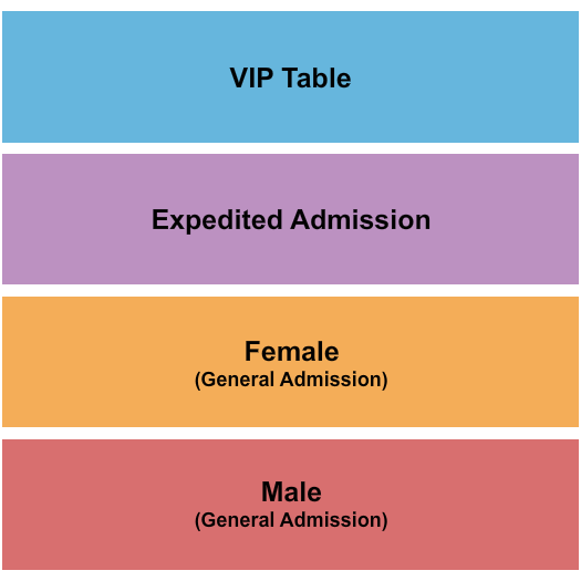 LIV Beach At Fontainebleau Seating Chart: Male/Female