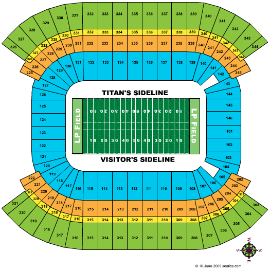 LP Field Seating Chart