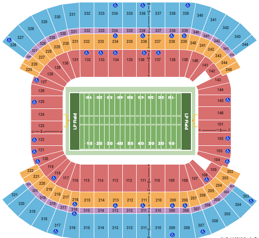 Nissan stadium seating plan #8