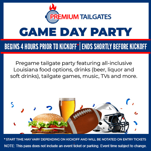 Premium Tailgate Tent - Baton Rouge Seating Chart: Premium Tailgate