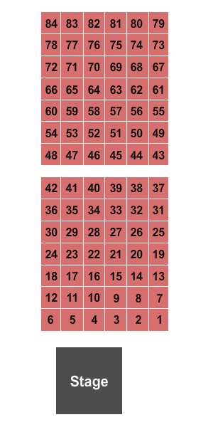 La Crosse Center Seating Chart: Endstage Tables 2