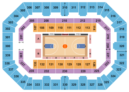 La Crosse Center Seating Chart: Harlem Globetrotters 2