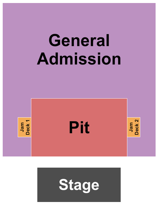 La Crosse Oktoberfest Grounds Seating Chart: GA/Pit/Jam Deck