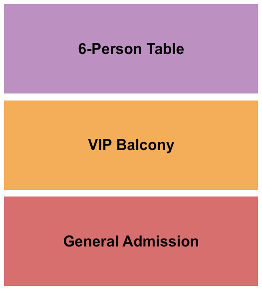 LaMar Performance Cinema Seating Chart: GA/VIP Balcony/Table