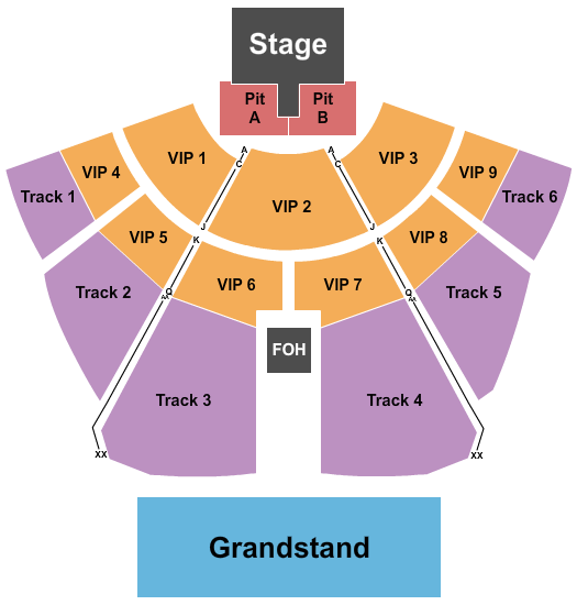 LaPorte County Fairgrounds Seating Chart: Endstage 2