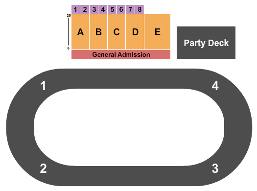 LaSalle Speedway Seating Chart: Racing