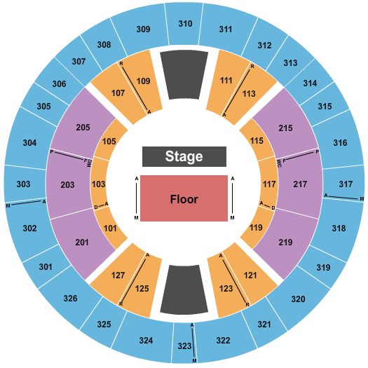 Laborde Earles Coliseum Seating Chart: Endstage RSV 2