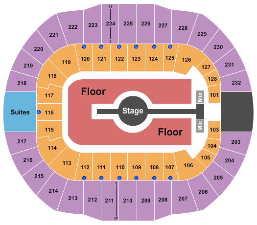 Cajundome Seating Chart: Rod Wave