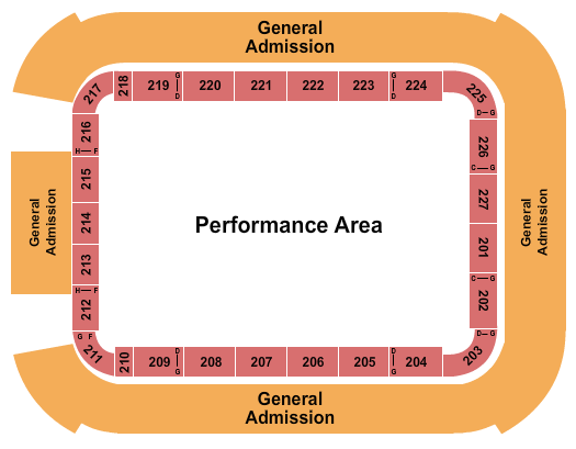 Lake Charles Event Center Seating Chart: Arenacross