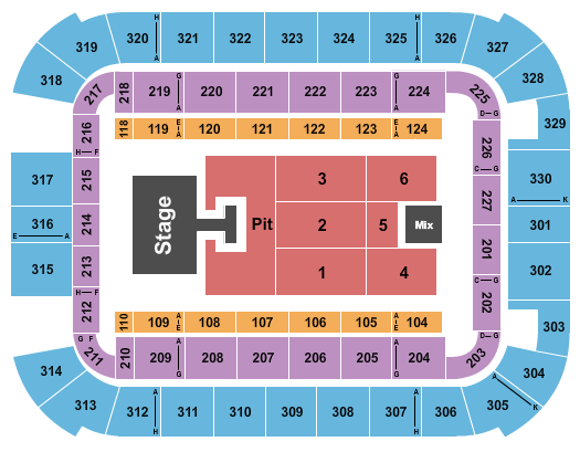 Lake Charles Event Center Seating Chart: Riley Green