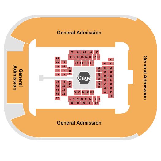Lake Charles Event Center Seating Chart: AKA51
