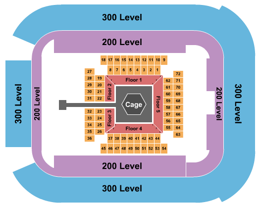 Lake Charles Event Center Seating Chart: MMA