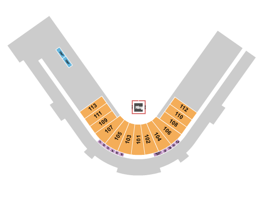 Lake Elsinore Diamond Seating Chart: Wrestling 2