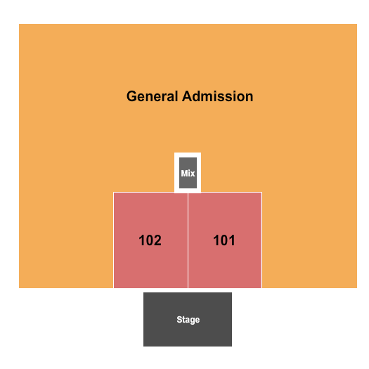 Lake Martin Amphitheater Seating Chart: Endstage 101-102/GA