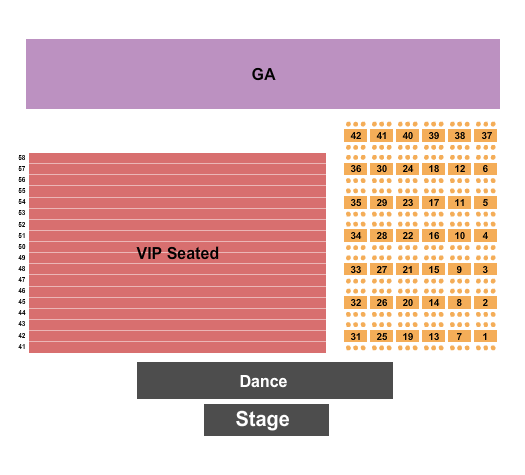 Lakeview Parking Lot Seating Chart: Endstage