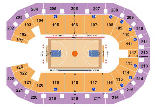 Landers Center Southaven Ms Seating Chart