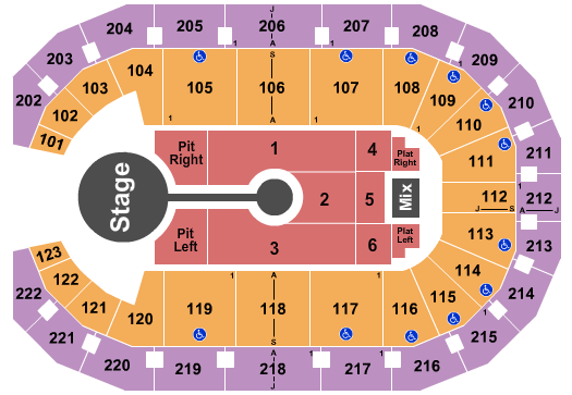 Landers Center Seating Chart: Brandon Lake