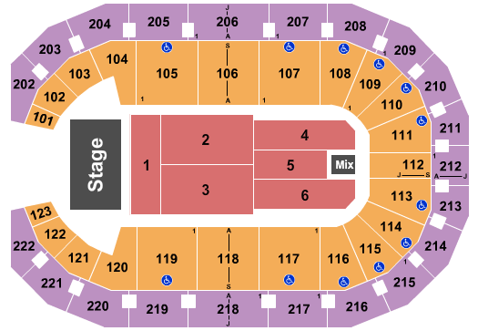 Landers Center Seating Chart: Comedy 2