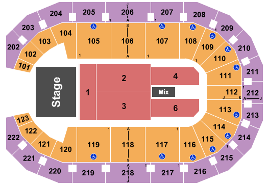 Landers Center Seating Chart: Comedy